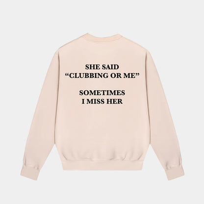 CLUBBING - CREWNECK