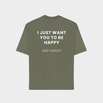 HAPPY AND NAKED - TEE