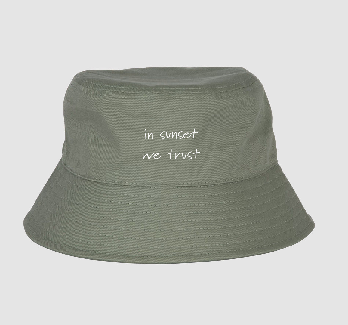 IN SUNSET WE TRUST BUCKET